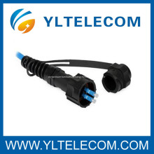 Cable de remiendo óptico fier de FullAXS con fibra insensible de la curva SM del cable de 4.8mm / IP67 / 4G
